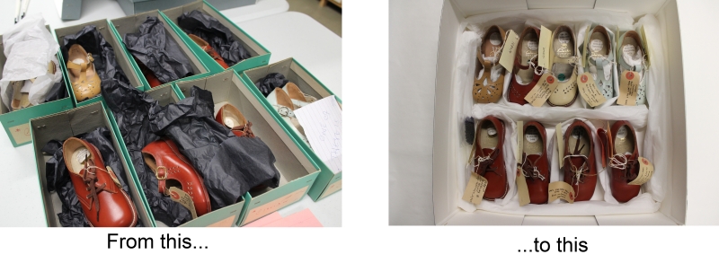 Example of repacking of museum collections