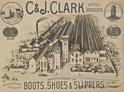 Clarks Boots, Shoes and Slippers, 1896