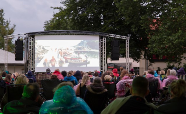 Outdoor cinema event in collaboration with Strode Theatre, 28th July 2017.